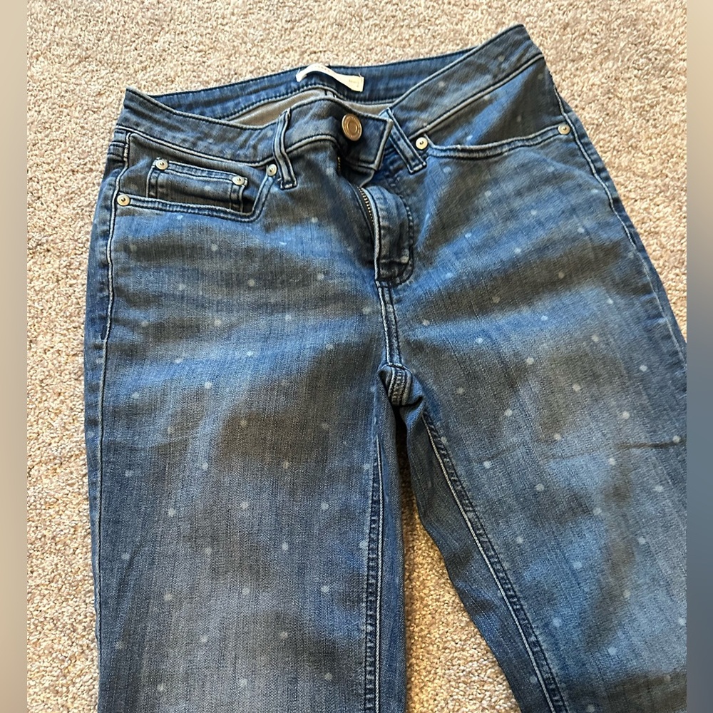 Lauren Conrad polka dot jeans